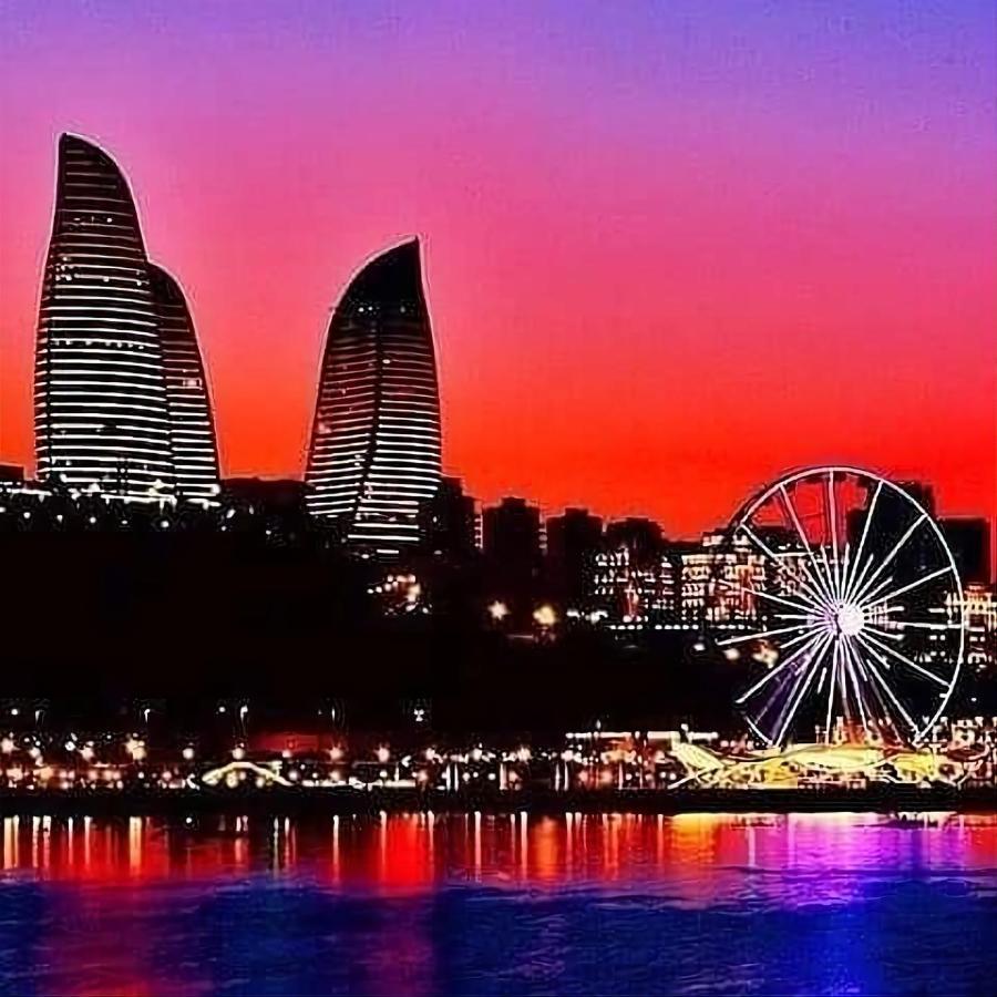 Econom Maxim Hotel Baku Bagian luar foto