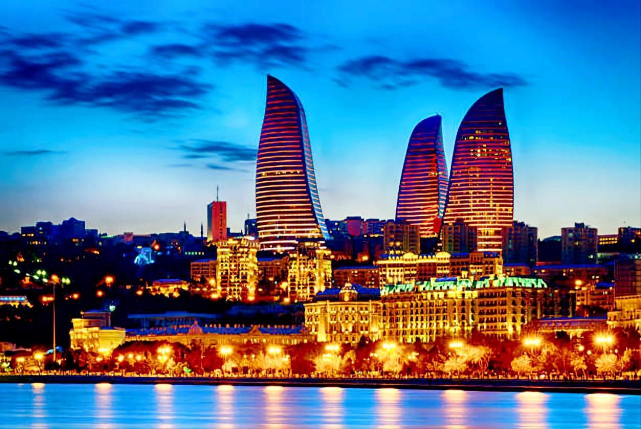 Econom Maxim Hotel Baku Bagian luar foto