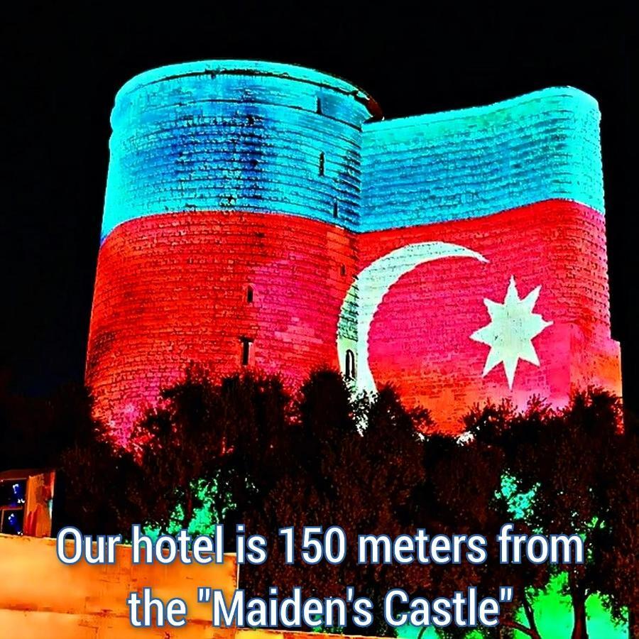 Econom Maxim Hotel Baku Bagian luar foto