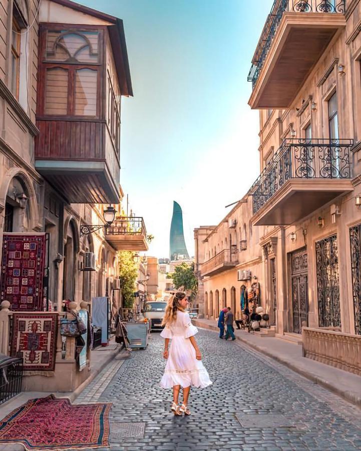 Econom Maxim Hotel Baku Bagian luar foto