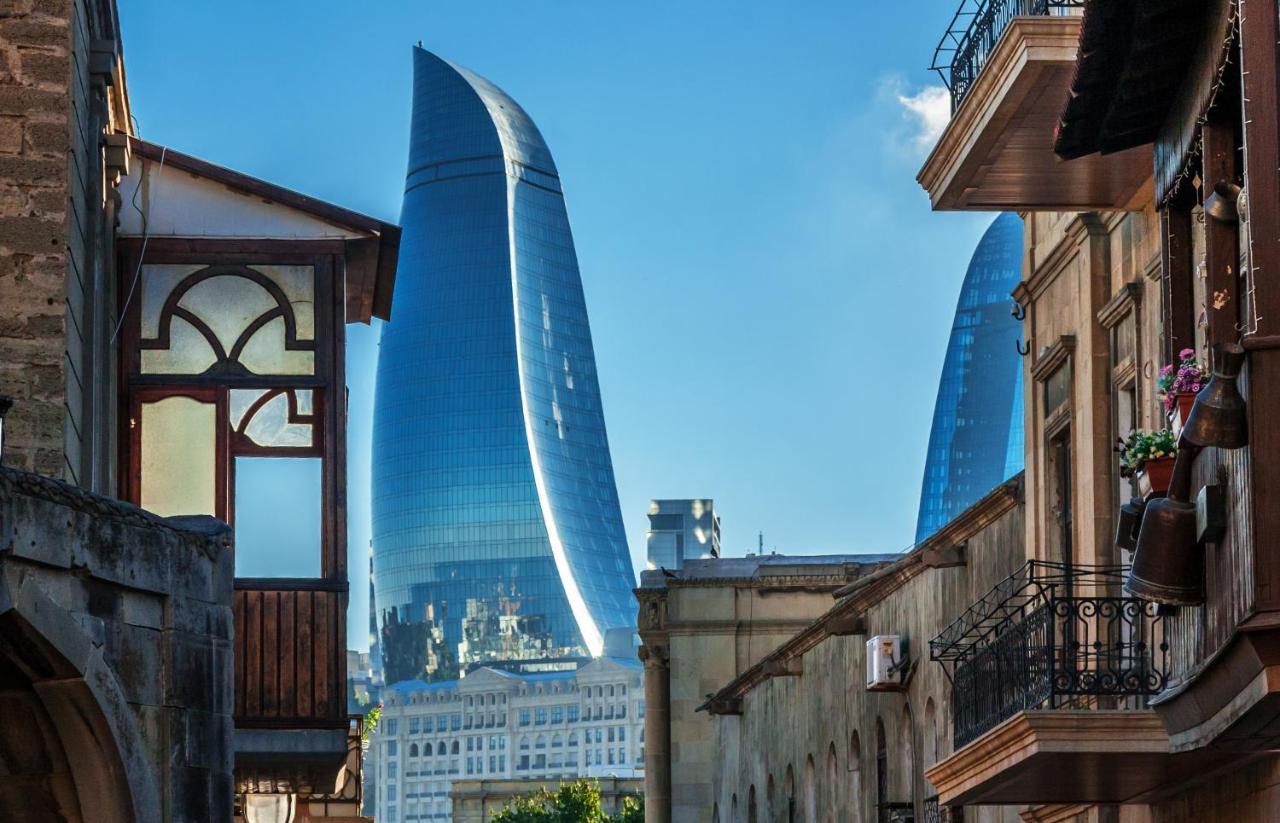 Econom Maxim Hotel Baku Bagian luar foto